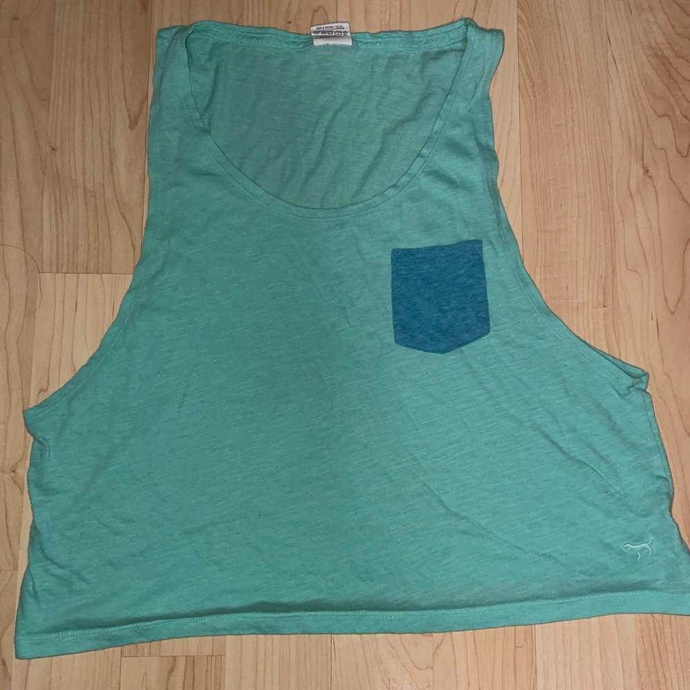 PINK blue workout Tank Top